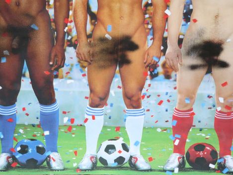 Pierre & Gilles „Vive La France“ (2006) Plakatmotiv für „Nackte Männer“
