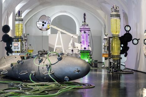 Ausstellungsansicht METABOLICA – Thomas Feuerstein, MQ Freiraum