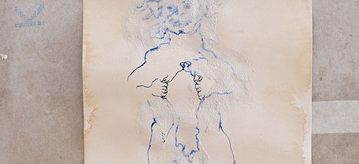 Drawing on paper