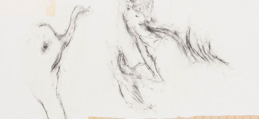 Pencil drawing of an elephant