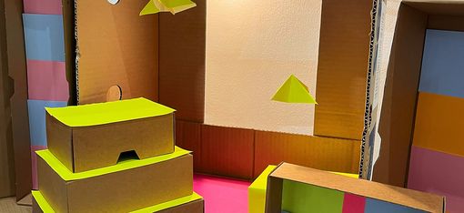 stacked boxes