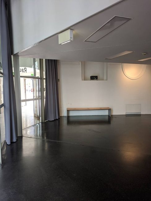 Interior view of Room D: Entrance